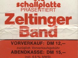 Zeltinger Band 1981